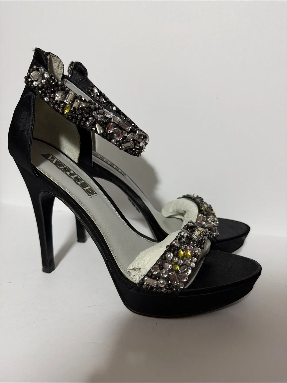 White by Vera Wang sleek black